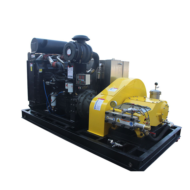 20000psi（1379bar）110HP柴油动力高压管水清洗机